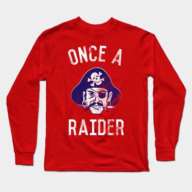 Fairport High School Once A Raider Long Sleeve T-Shirt by todd_stahl_art